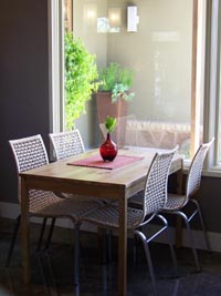 table and chairs